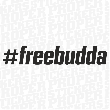 FREEBUDDA FREE BUDDA naklejka